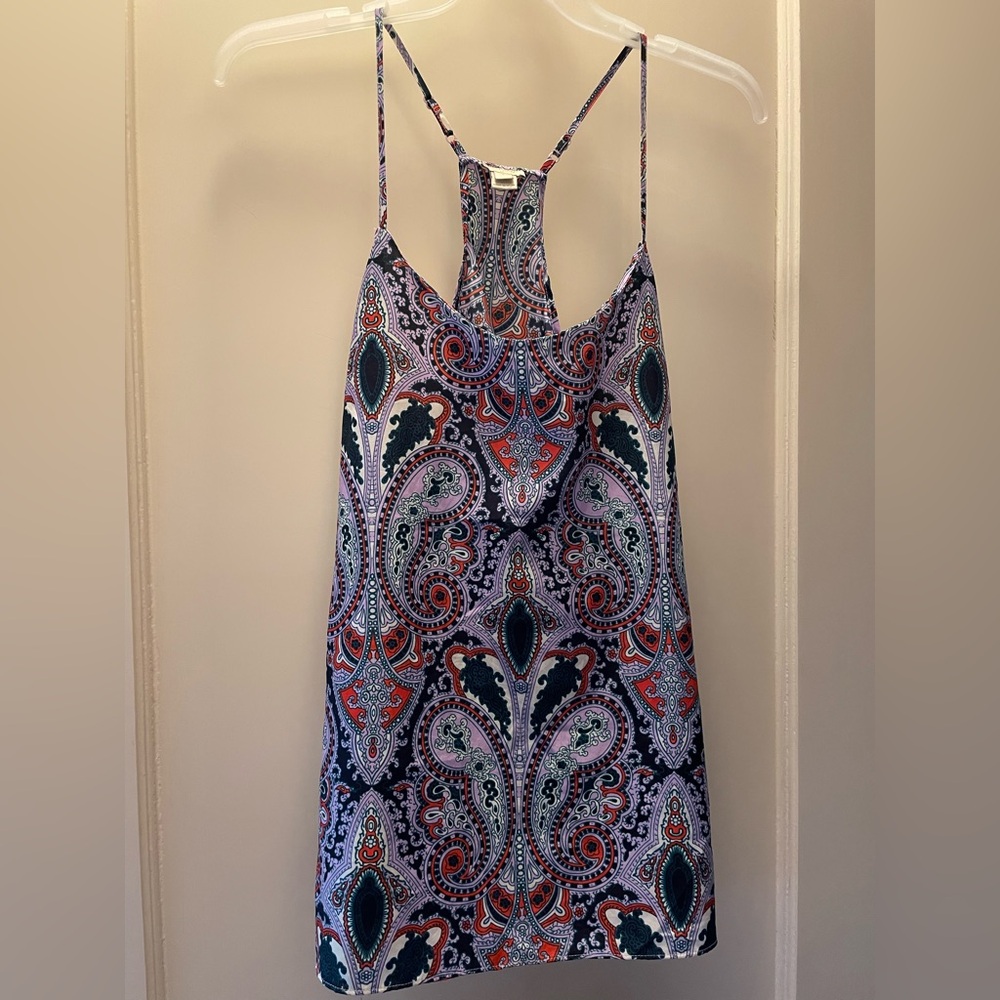 J Crew Paisley print tank top